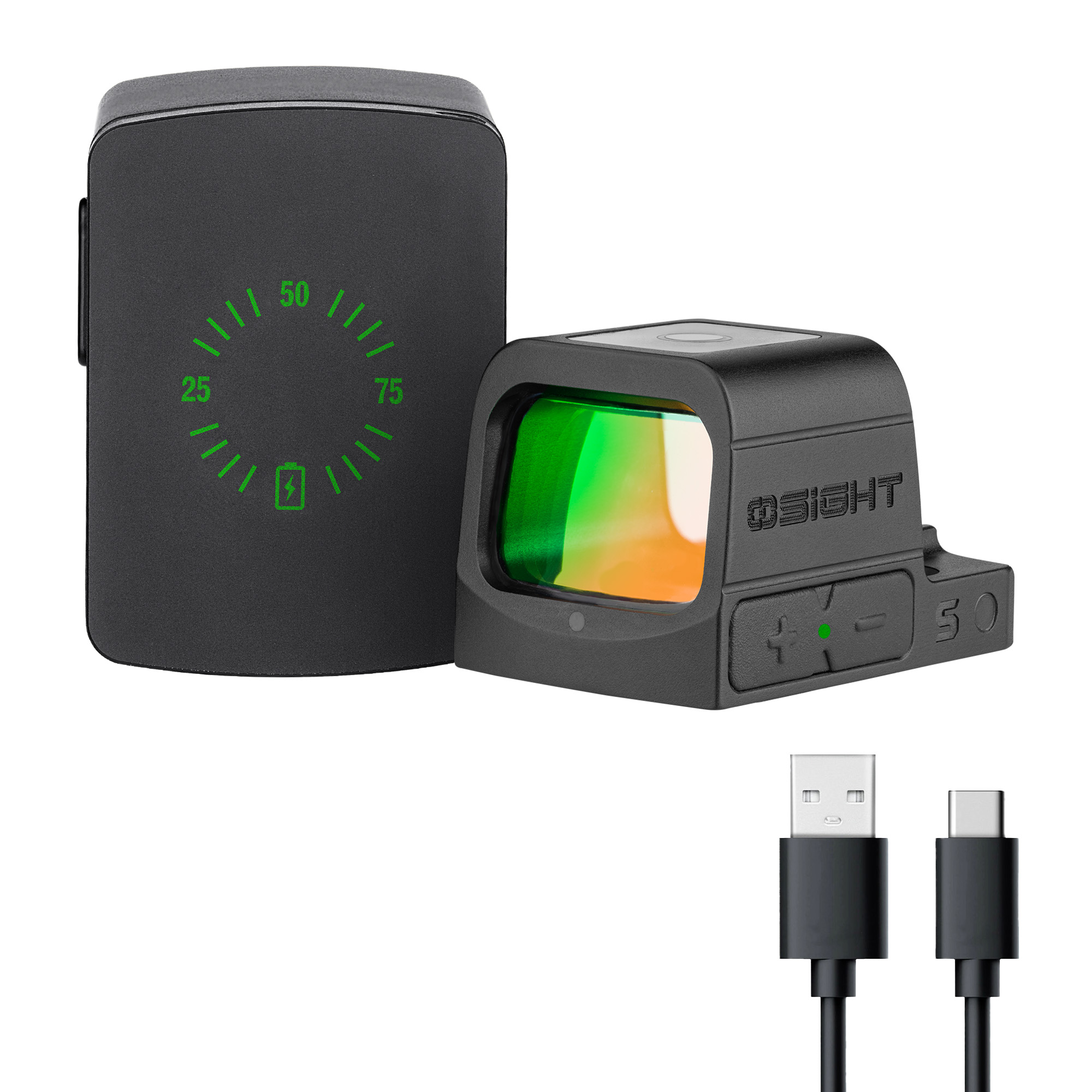 【新品未使用】Olight Osight red dot 3moa BLK Olight Osight S 2 MOA Dot Sight with 32 MOA Circle with